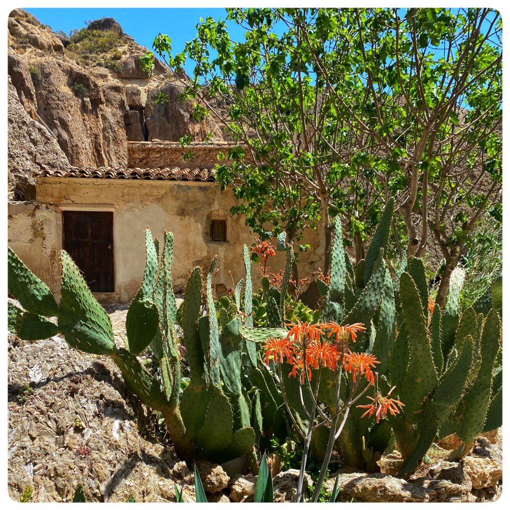 Einsames Bauernhaus im Karst de Yesos Almeria